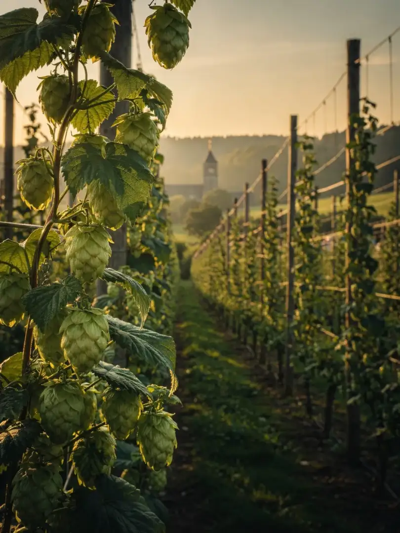 Hopfen in der Region Namur & Ardennen