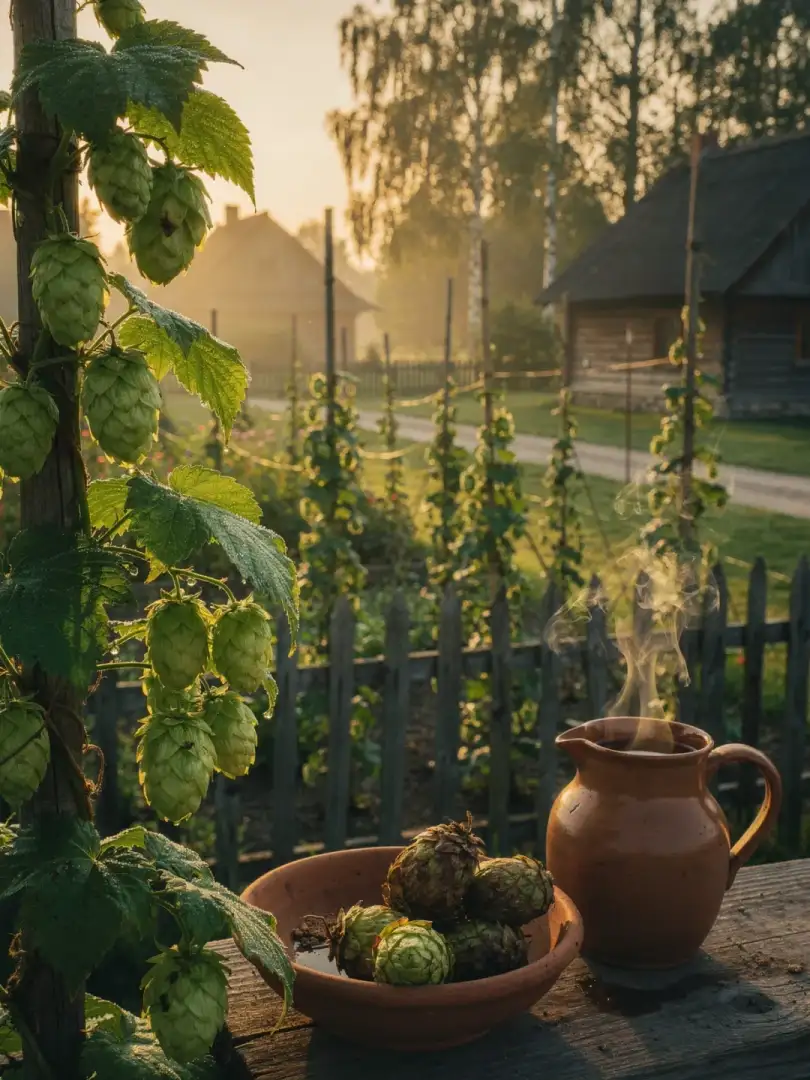 Hops in the region Aukštaitija (Biržai & Pasvalys)