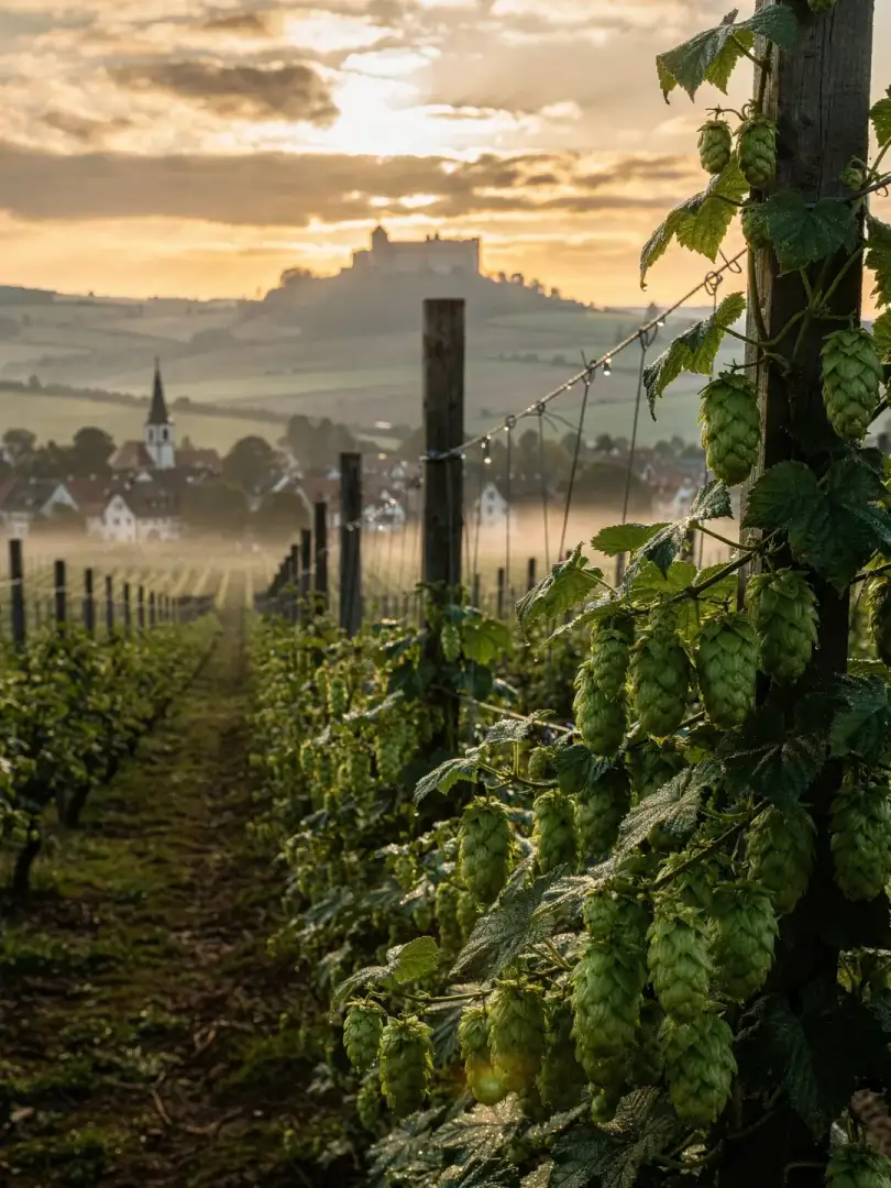 Hops in the region Bamberg