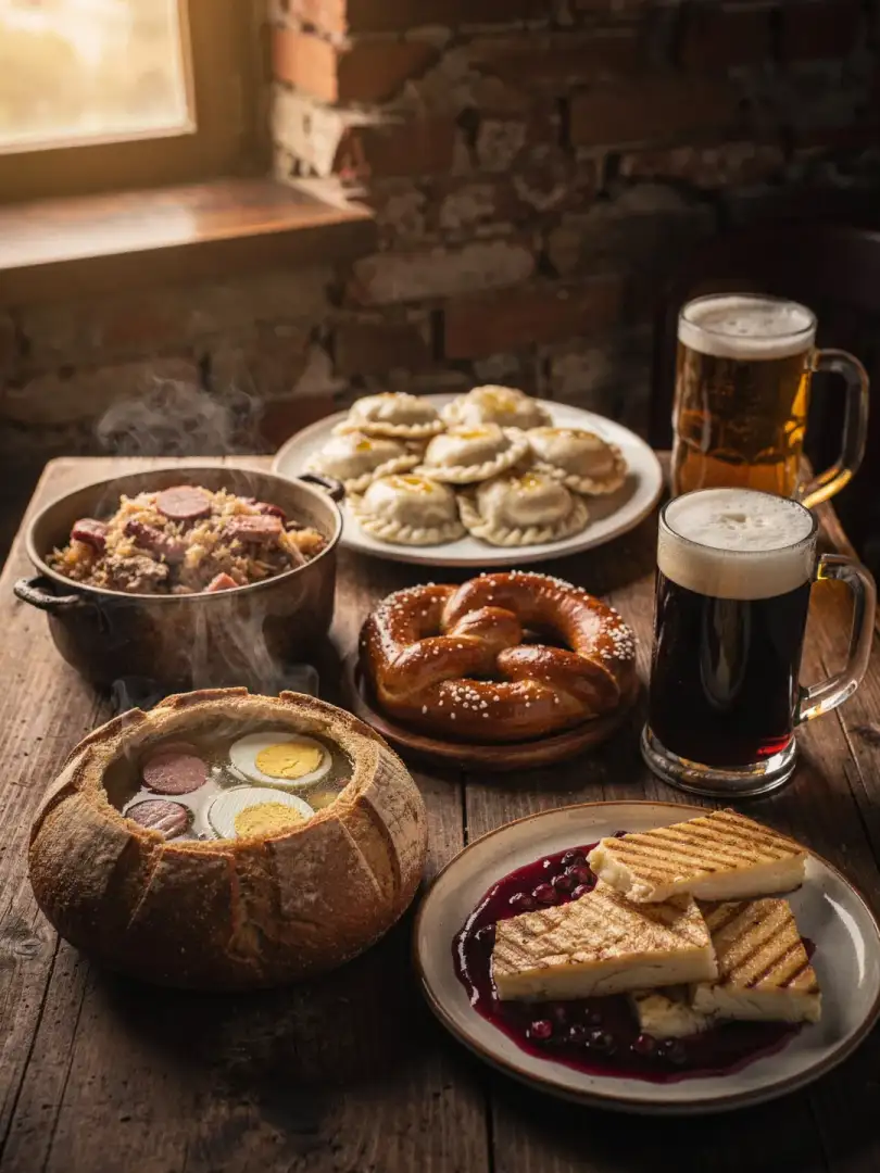 Essen & Bierkultur in der Region Beskiden & Kleinpolen