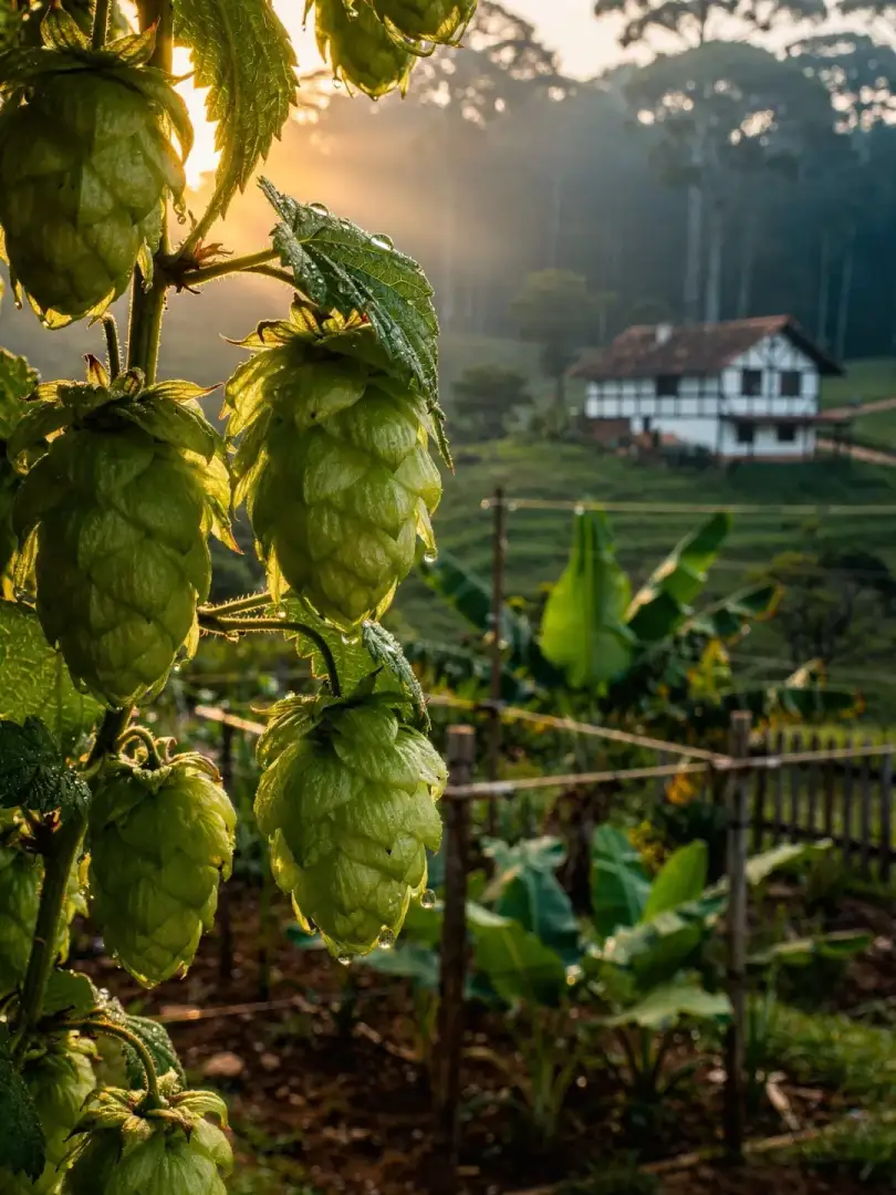 Hopfen in der Region Blumenau & Santa Catarina