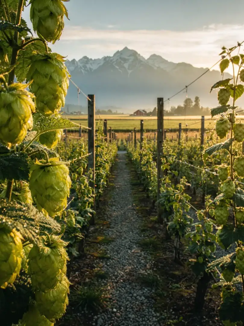 Hopfen in der Region British Columbia