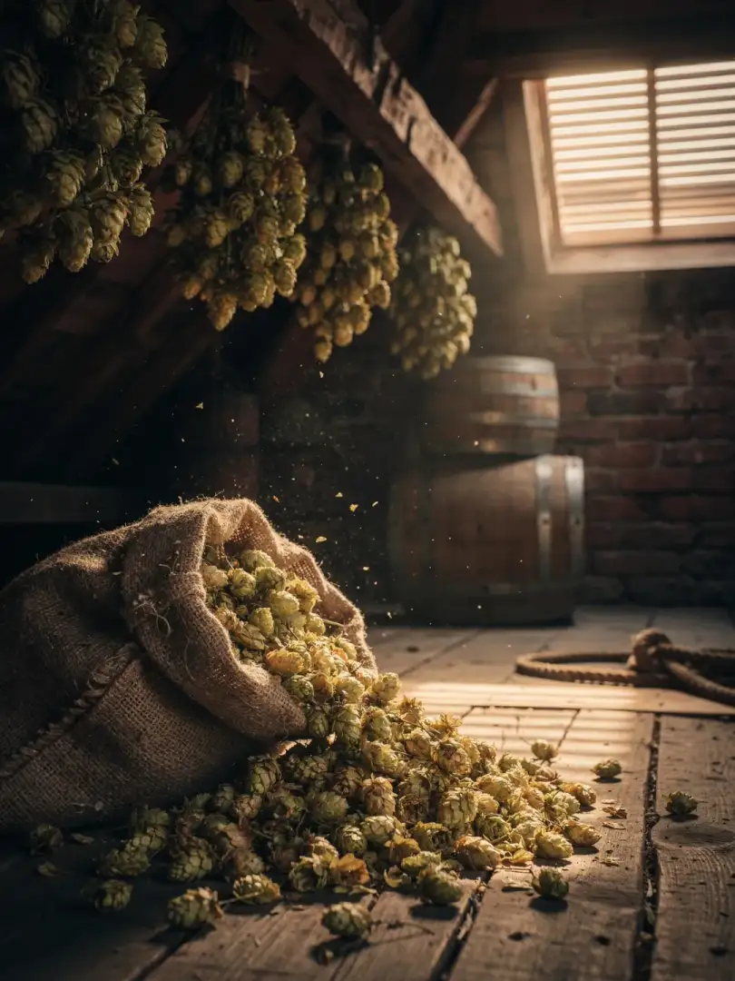 Hopfen in der Region Brüssel