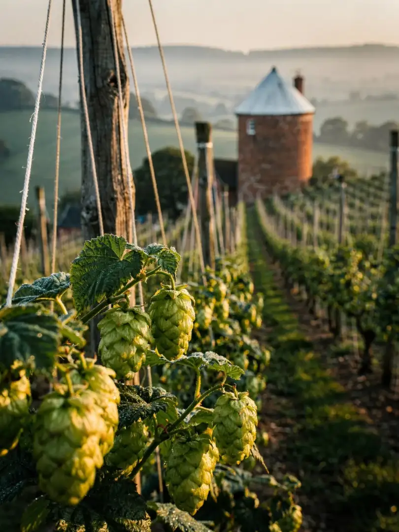 Hopfen in der Region Cornwall & der Südwesten