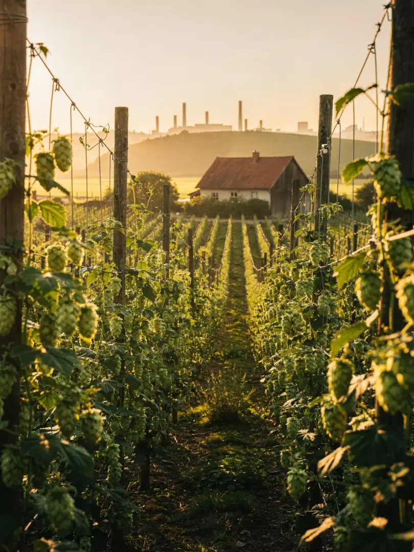 Hopfen in der Region Dortmund