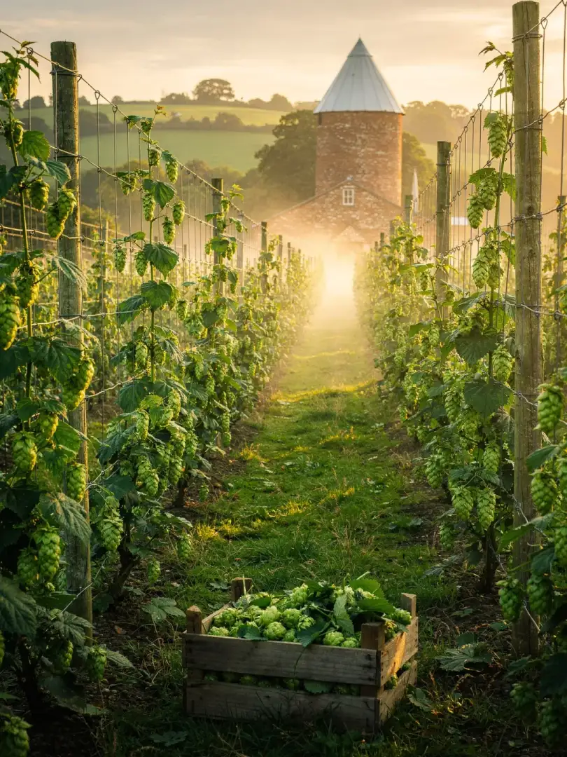 Hops in the region Edinburgh & Lowlands