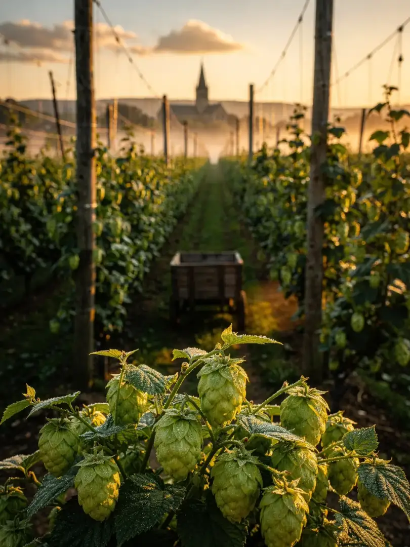 Hops in the region Galicia