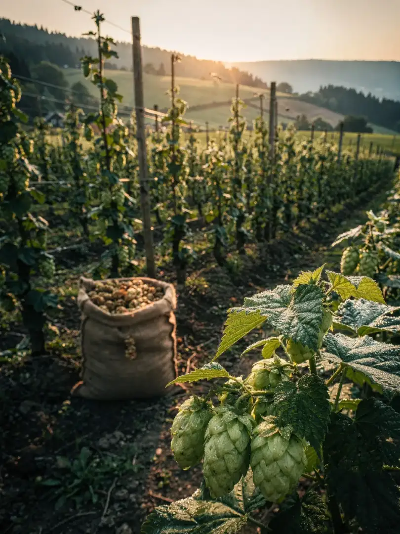 Hopfen in der Region Gaume & Orval