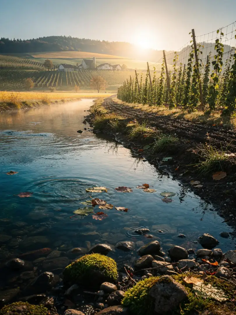 Water & Soil in the region Hallertau