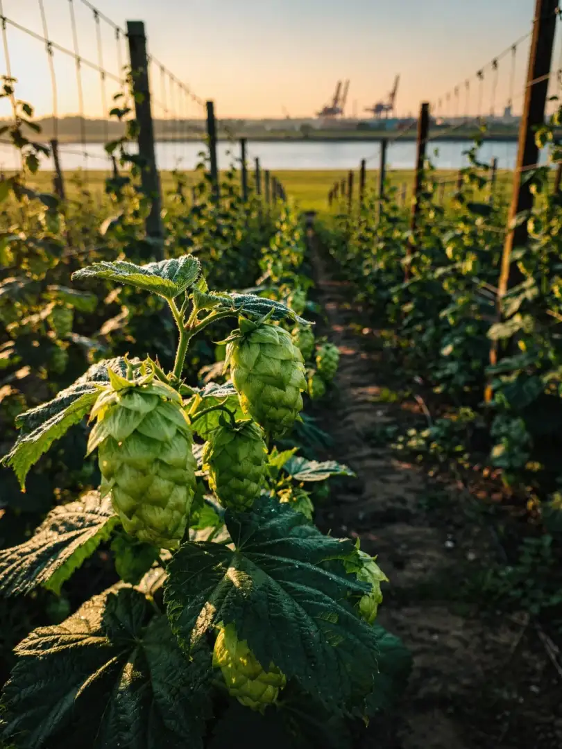 Hopfen in der Region Hamburg