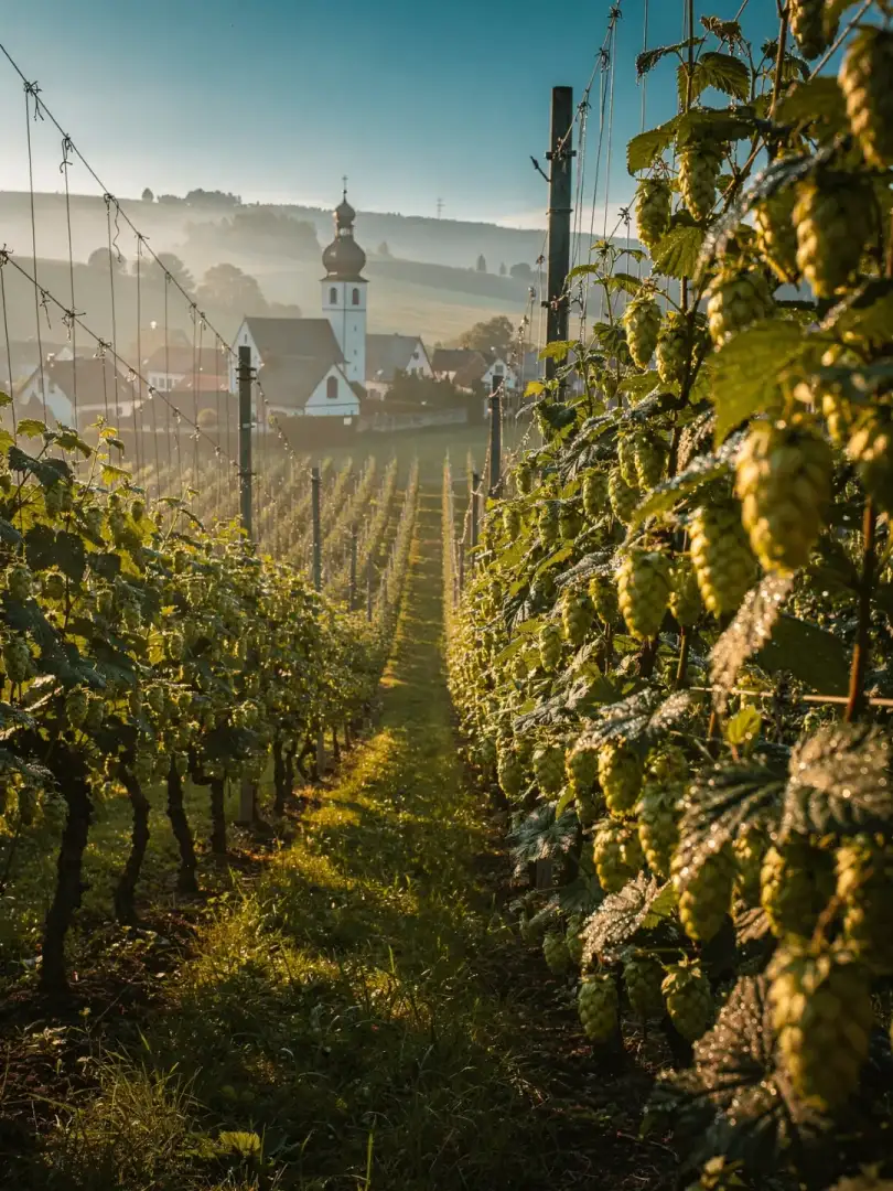 Hops in the region Kelheim & Weltenburg