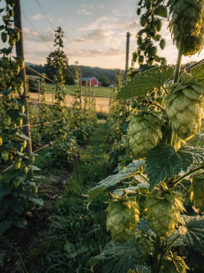 Hopfen in der Region Kopenhagen
