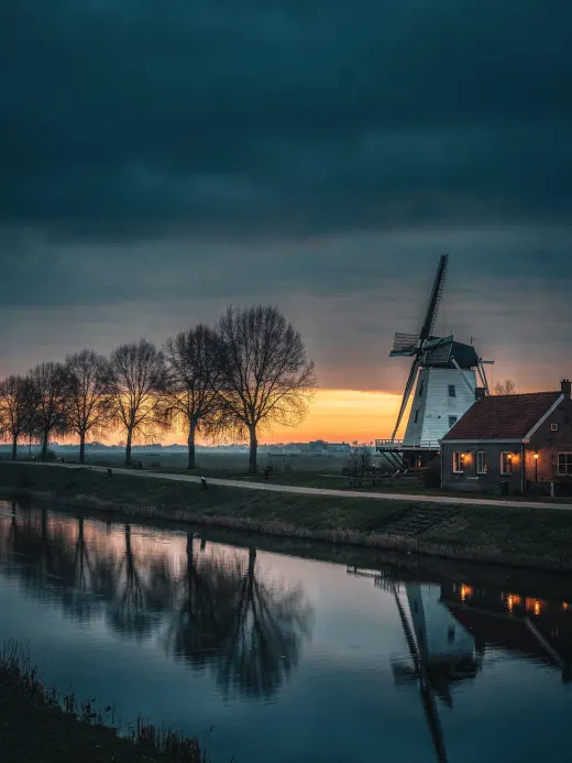 Landscape of the region Amsterdam & Holland