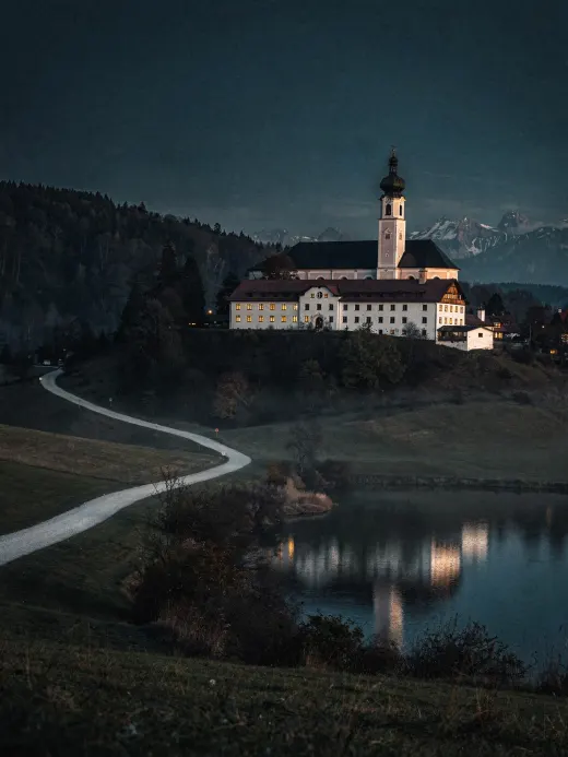 Landscape of the region Andechs & Fünfseenland