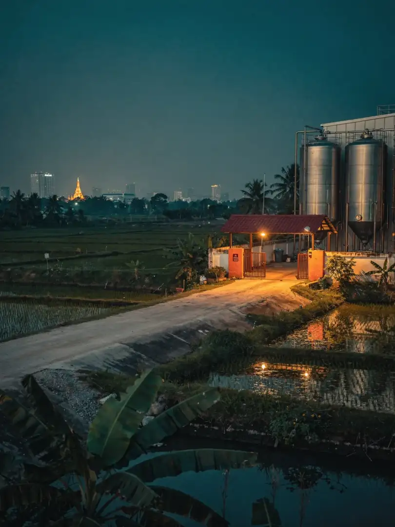 Landschaft der Region Bangkok