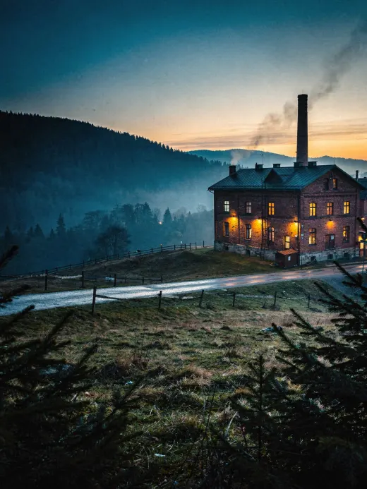 Landscape of the region Beskids & Lesser Poland