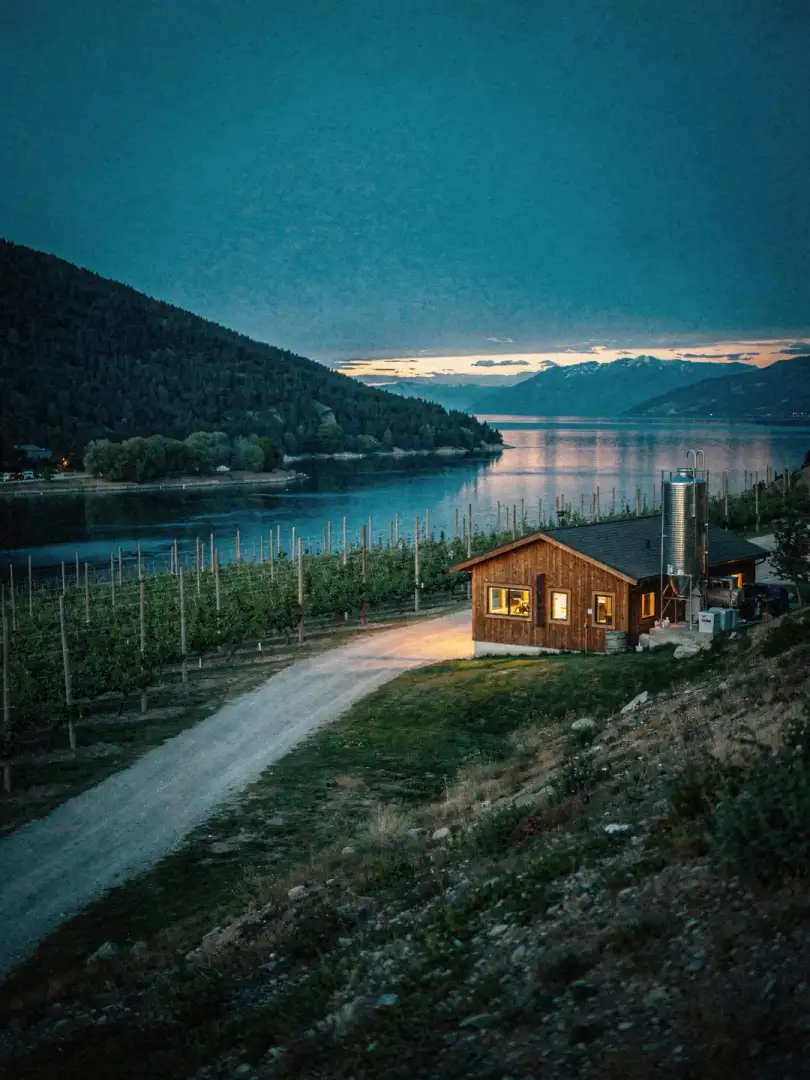 Landschaft der Region British Columbia