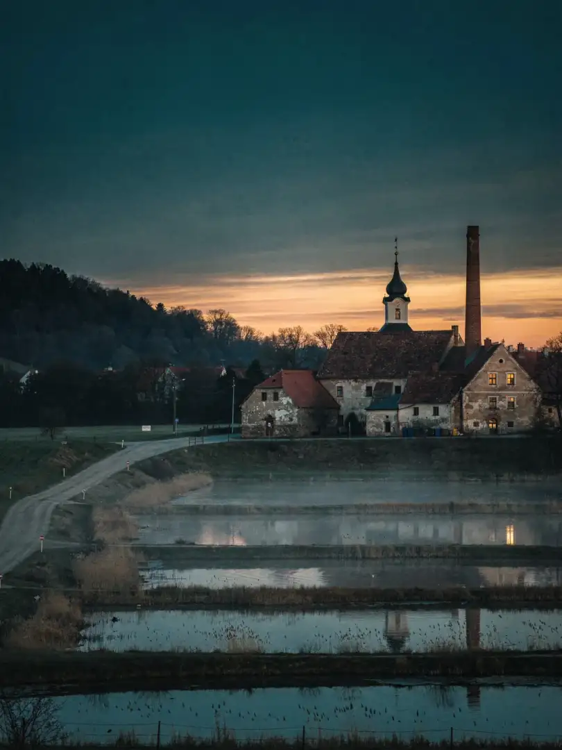 Landschaft der Region Budweis & Südböhmen
