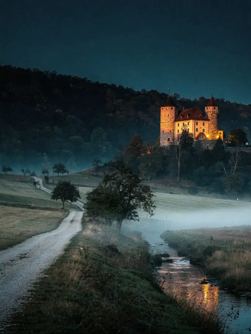 Landscape of the region Coburg & Itzgrund