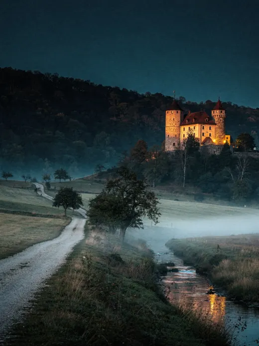 Landscape of the region Coburg & Itzgrund