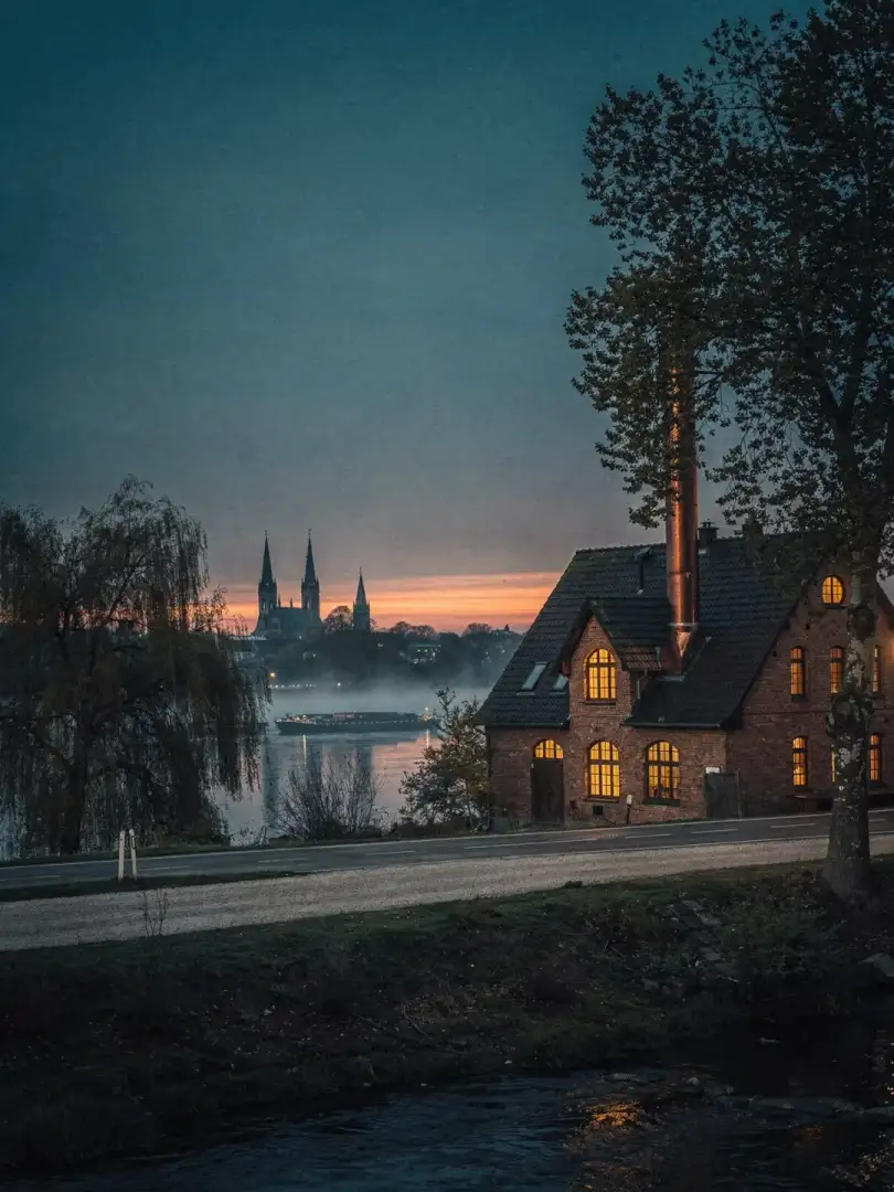 Landschaft der Region Düsseldorf