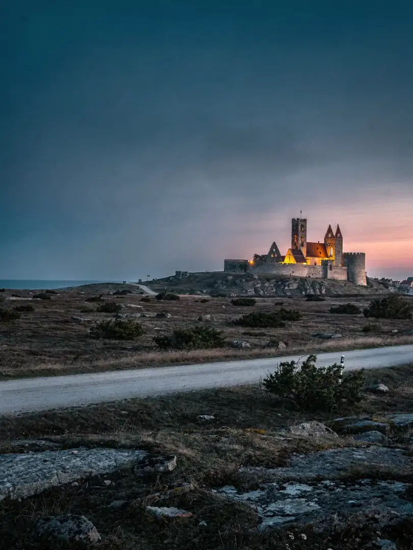 Landschaft der Region Gotland