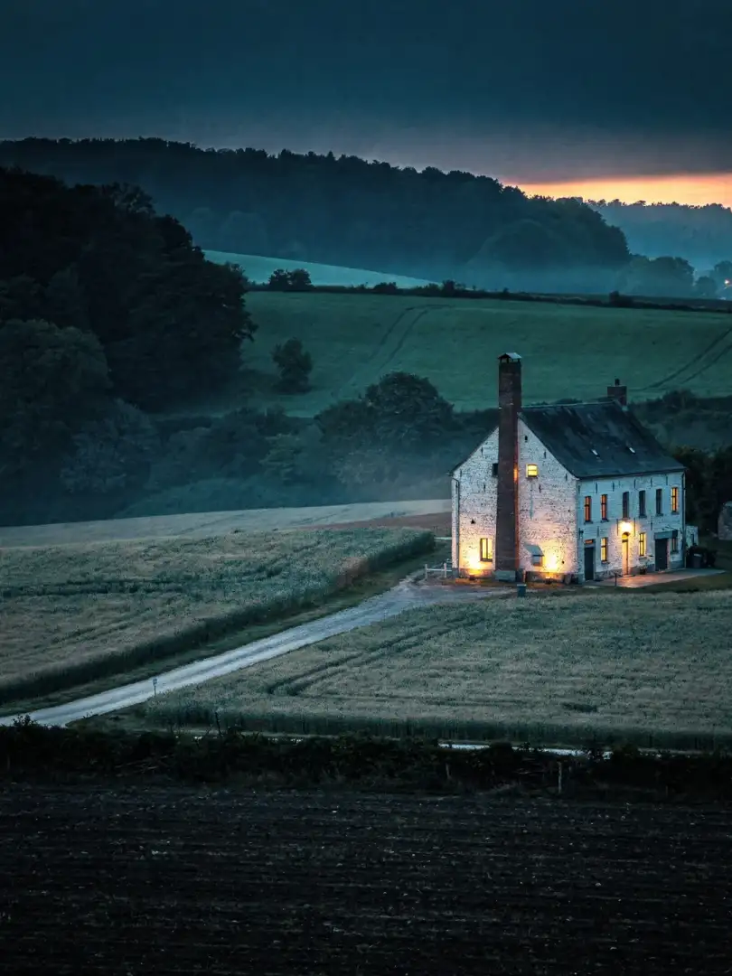 Landscape of the region Hainaut