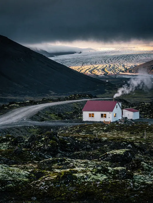 Landscape of the region Iceland