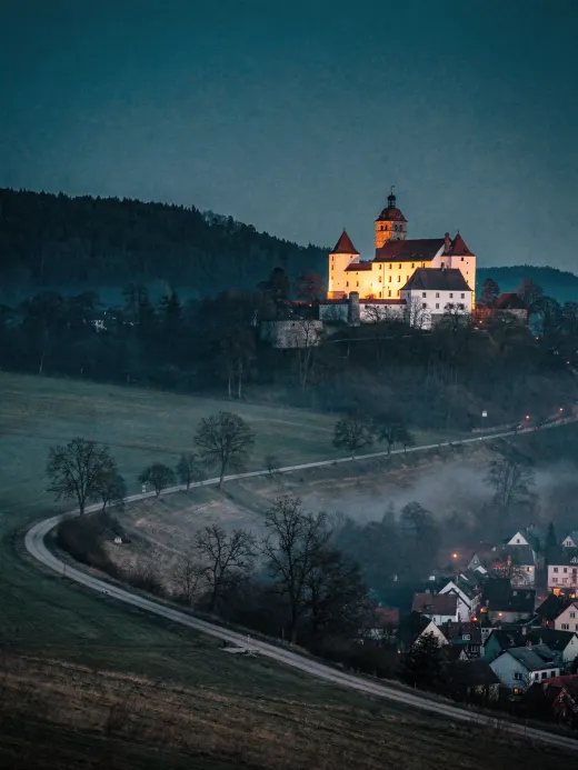Landscape of the region Kulmbach & Bayreuth