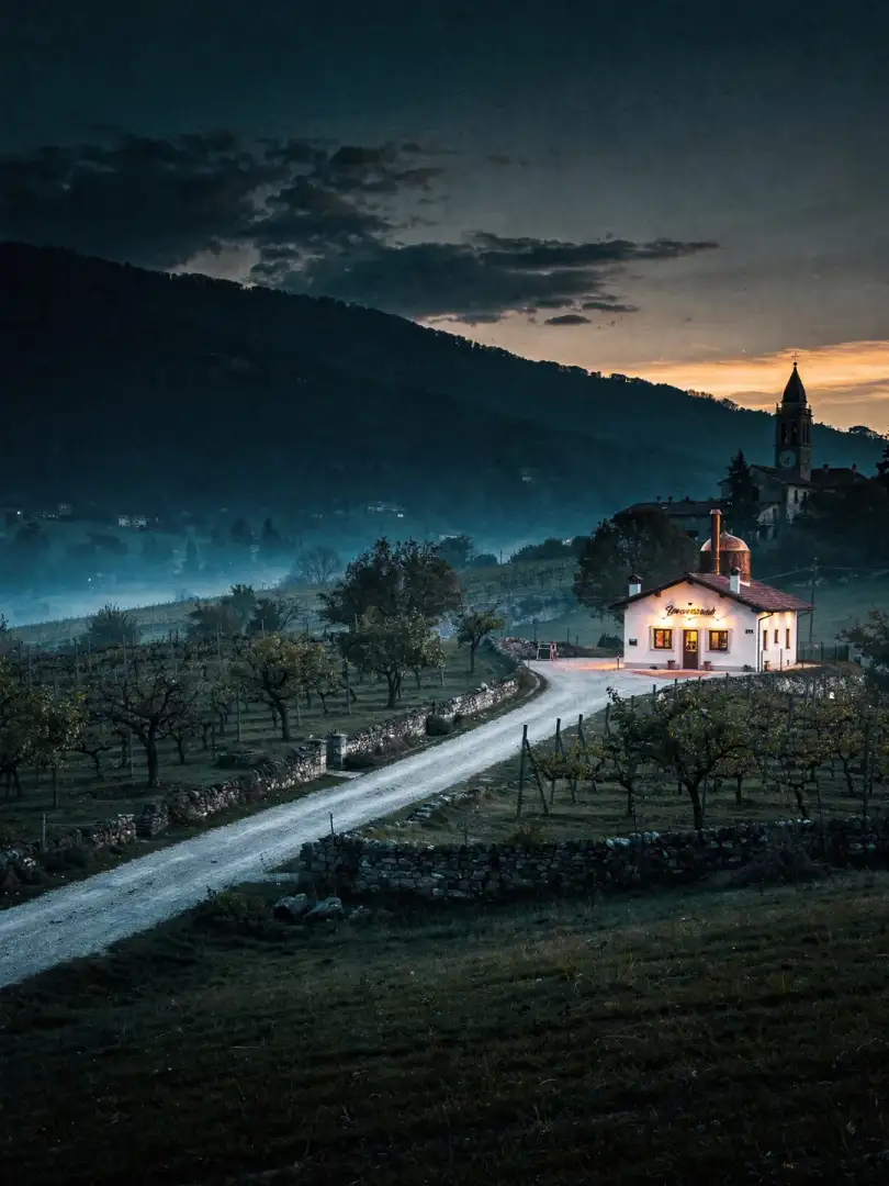 Landscape of the region Lombardy