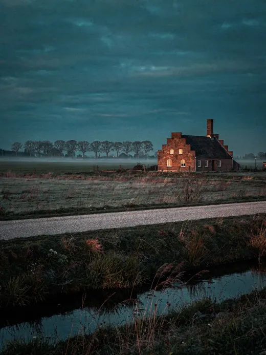 Landscape of the region Lower Rhine