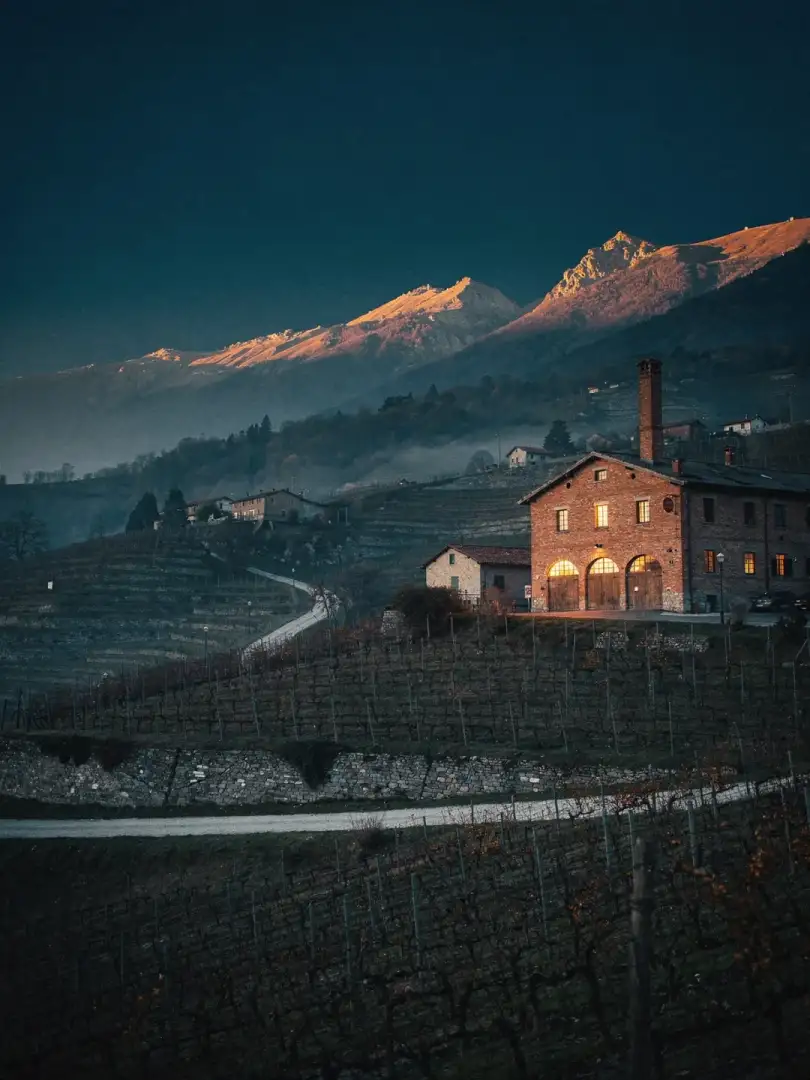 Landscape of the region Piedmont