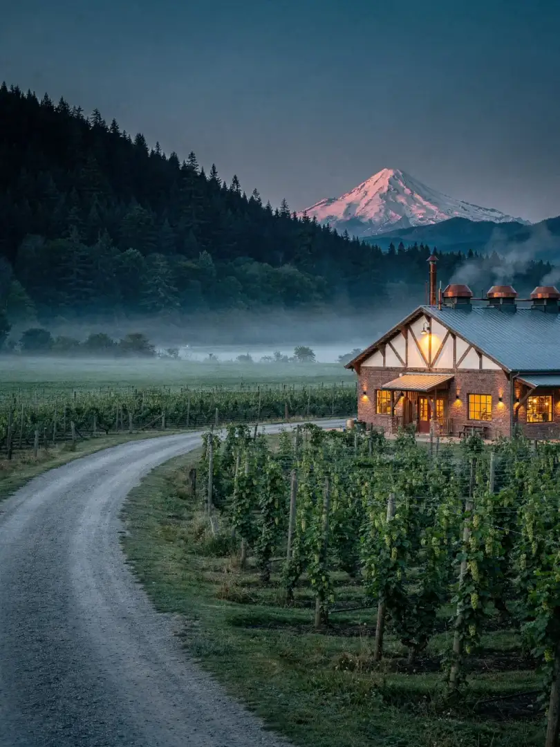 Landschaft der Region Portland & Oregon