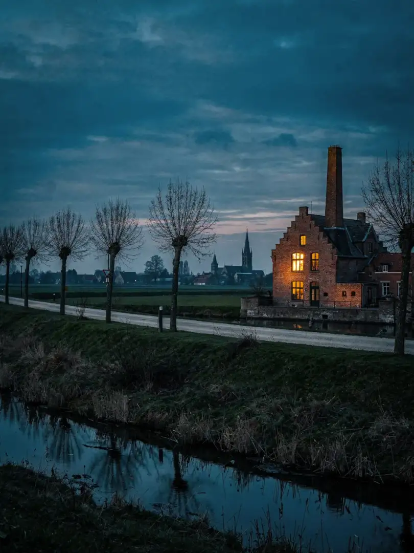 Landscape of the region Roeselare & West Flanders