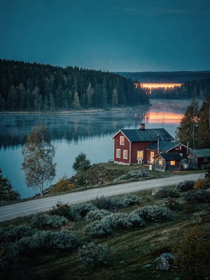 Landscape of the region Häme & Sahti