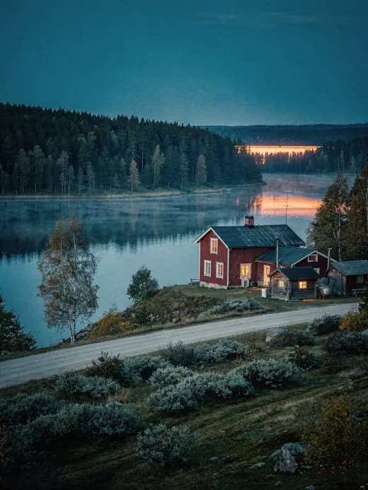 Landscape of the region Häme & Sahti