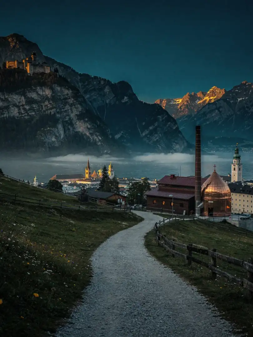 Landscape of the region Salzburg