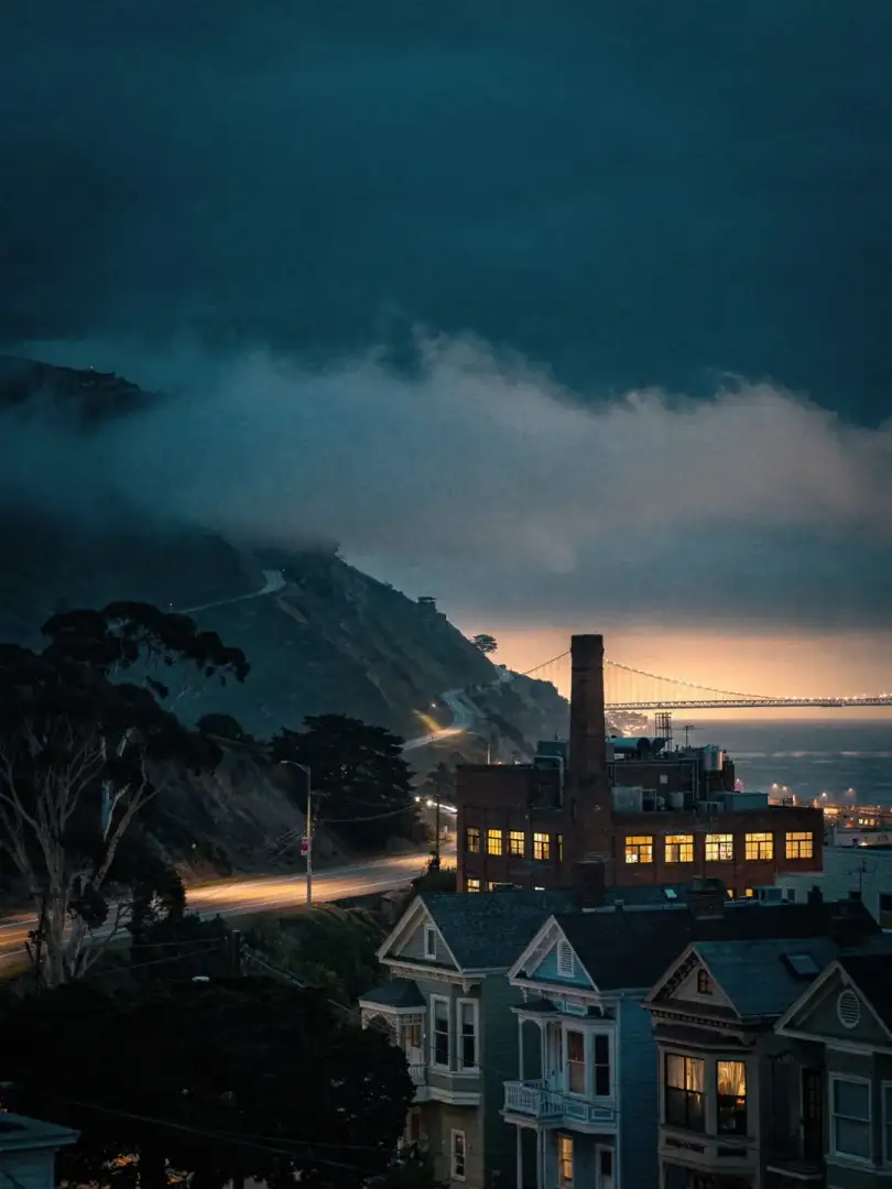 Landscape of the region San Francisco Bay