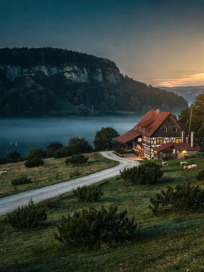 Landschaft der Region Schwäbische Alb