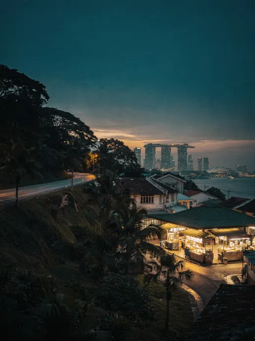 Landscape of the region Singapore