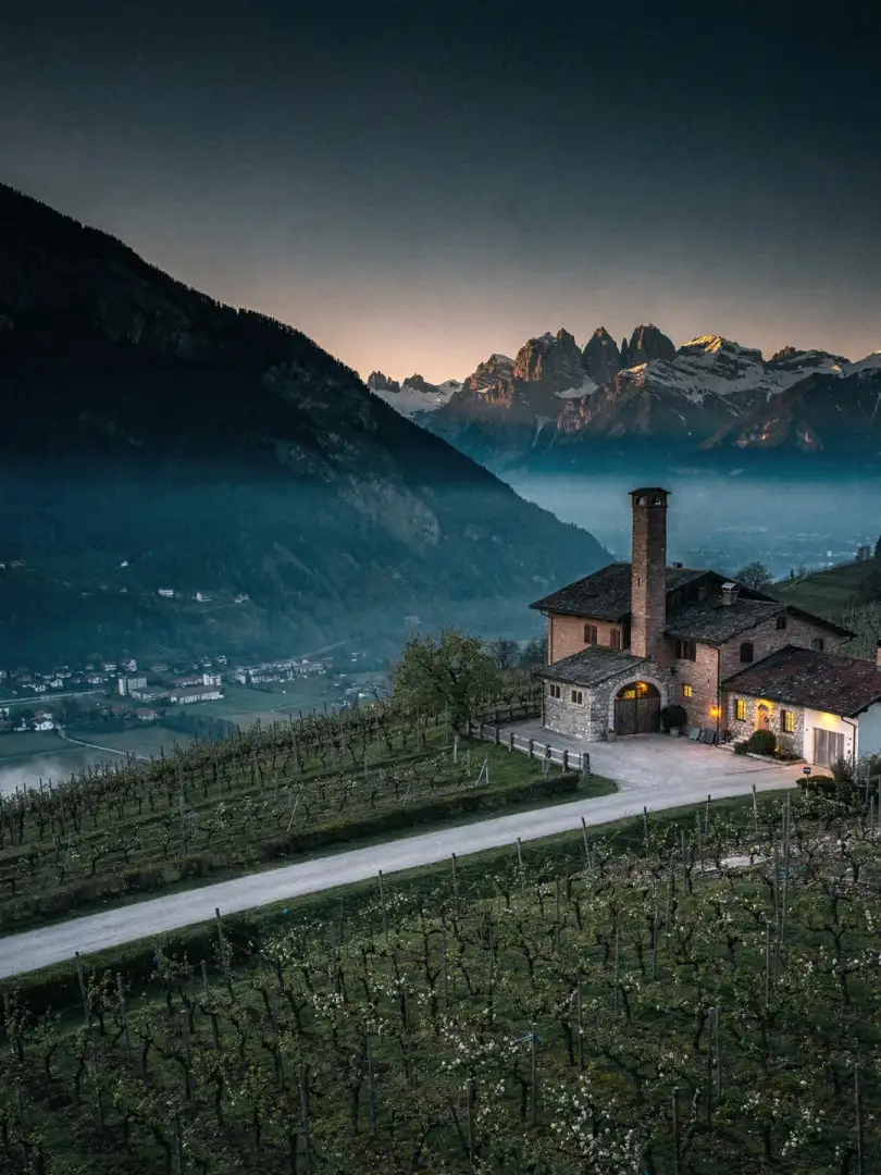 Landschaft der Region Südtirol