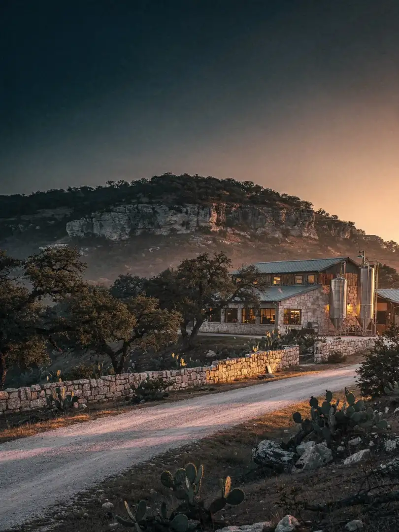 Landschaft der Region Texas Hill Country