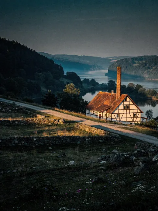 Landscape of the region Thuringia
