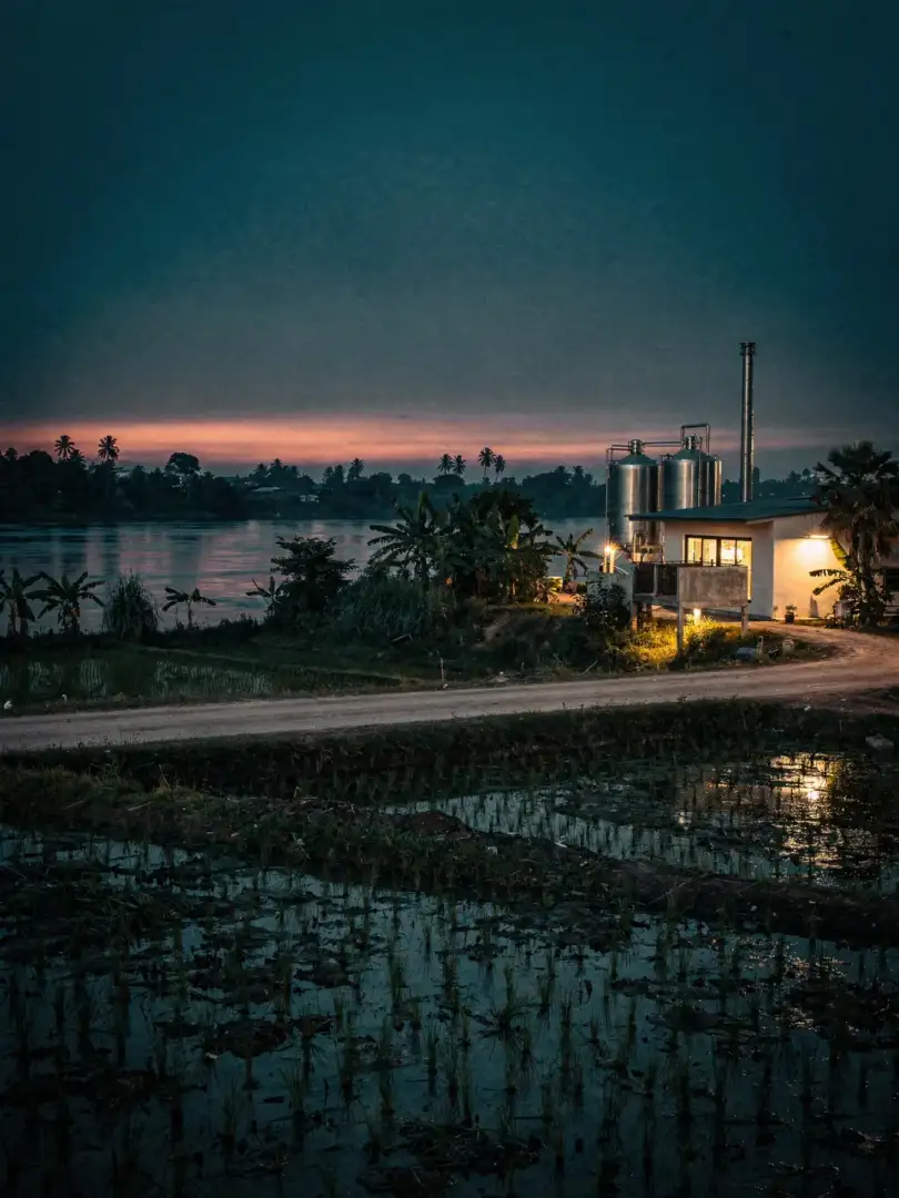 Landschaft der Region Vientiane & Laos