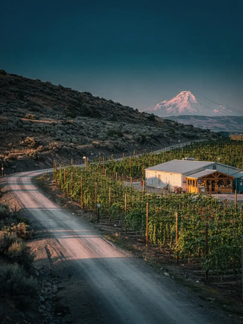 Landschaft der Region Yakima Valley