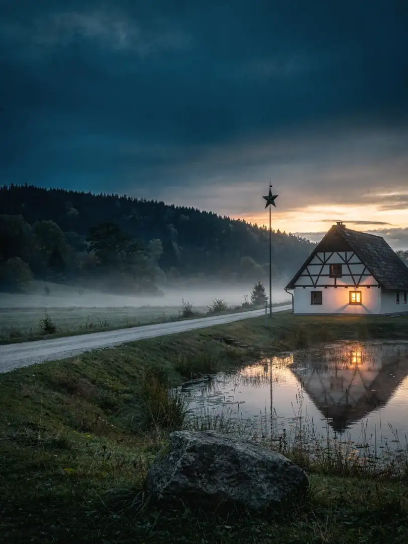 Landscape of the region Oberpfalz Zoigl