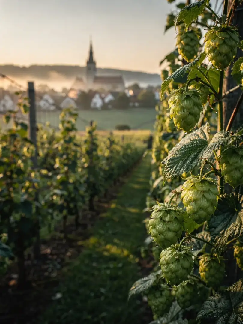 Hopfen in der Region Leipzig