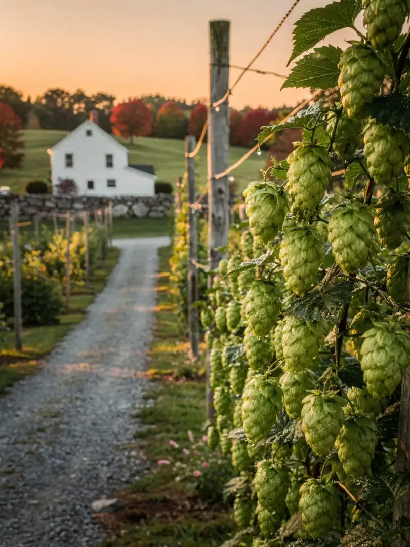 Hops in the region Maine