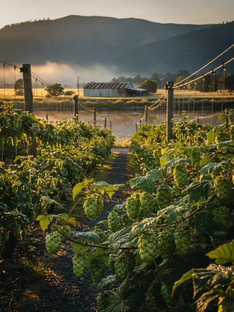 Hopfen in der Region Melbourne & Victoria