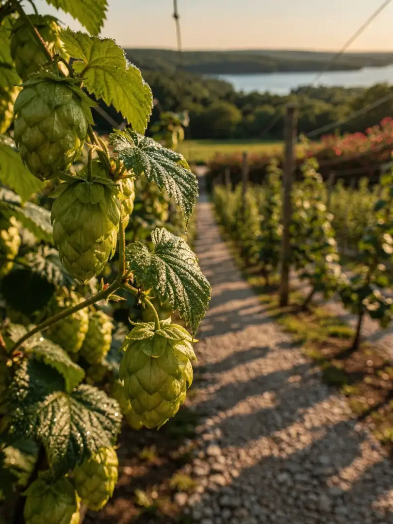 Hops in the region Michigan